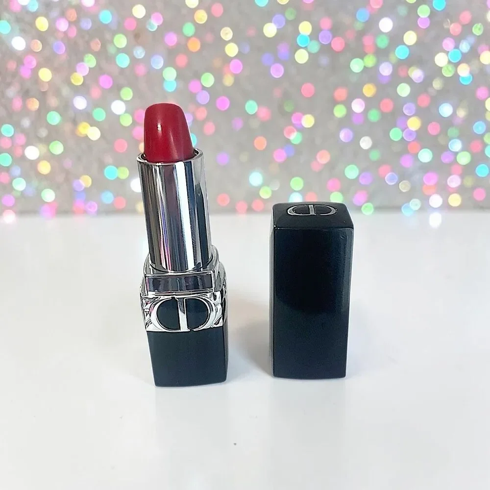 CHRISTIAN DIOR ROUGE DIOR SATIN LIP BALM In Shade 999 0.12 OZ New without box